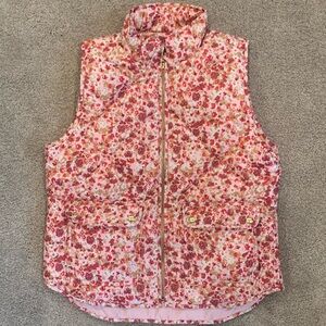 JCrew  Sz M light floral vest